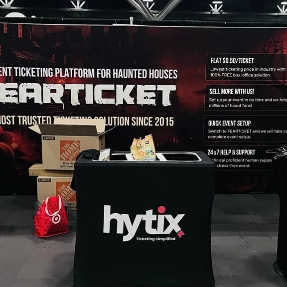 FEARTICKET team at an industry exhibition