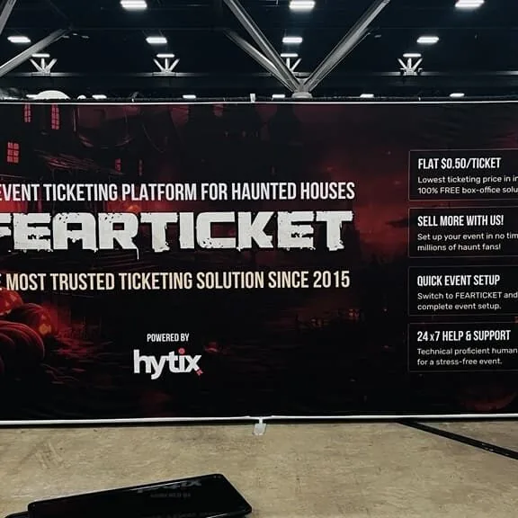FEARTICKET team at an industry exhibition
