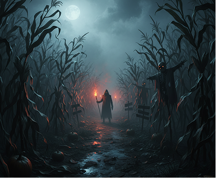 Haunted Corn Mazes